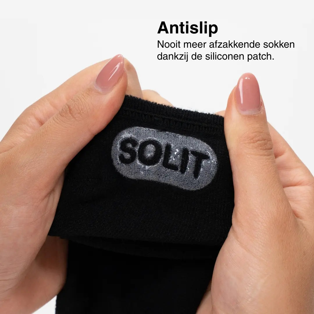 Loafer sokken (zwart)
