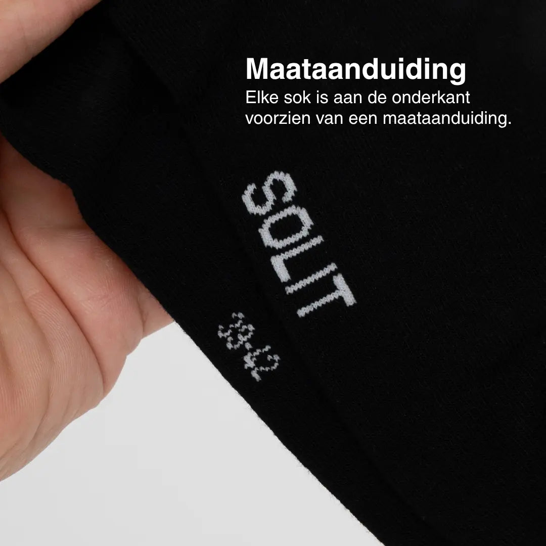 Loafer sokken (zwart)