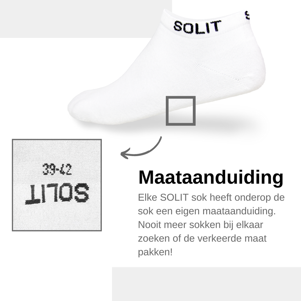 Sokken die niet meer afzakken (wit)