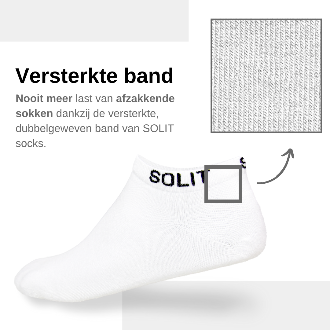 Sokken die niet meer afzakken (wit)