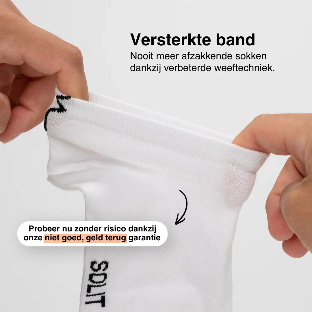 Sokken die nooit meer afzakken (wit)